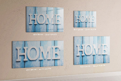 Dry erase board magnetic Wall decoration with a home theme