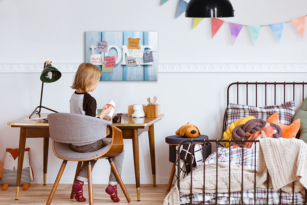 Dry erase board magnetic Wall decoration with a home theme