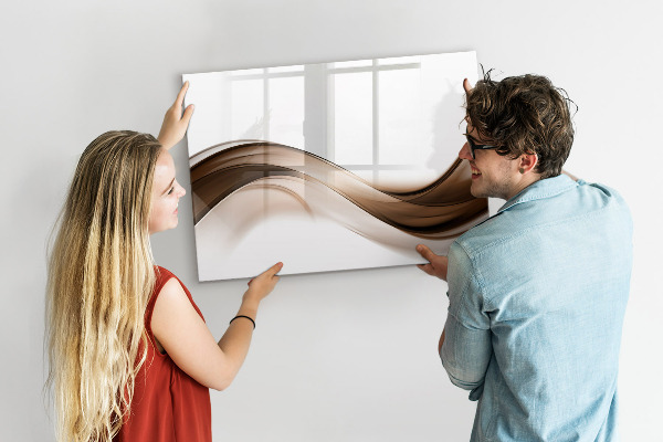 Magnetic dry erase board Modern photo display board
