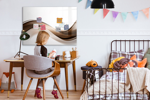 Magnetic dry erase board Modern photo display board