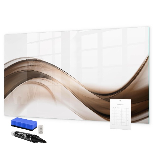 Magnetic dry erase board Modern photo display board