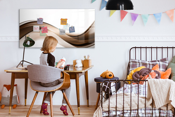 Magnetic dry erase board Modern photo display board