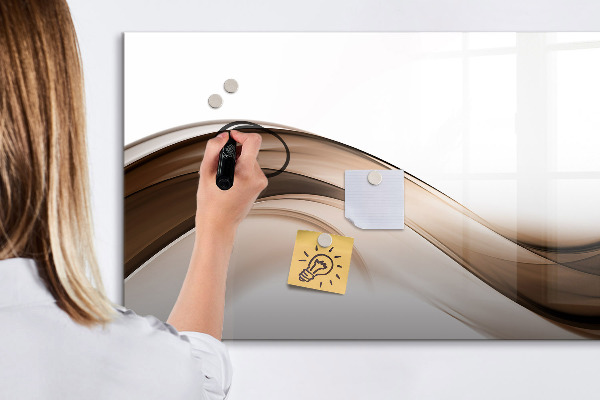 Magnetic dry erase board Modern photo display board