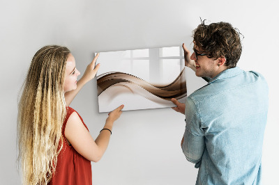 Magnetic dry erase board Modern photo display board