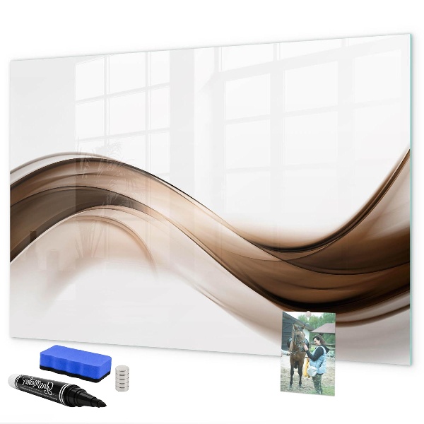 Magnetic dry erase board Modern photo display board