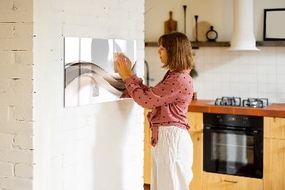Magnetic dry erase board Modern photo display board
