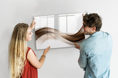 Magnetic dry erase board Modern photo display board