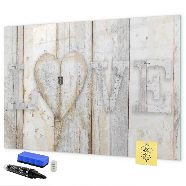 Dry erase board magnetic A board for photos and memories