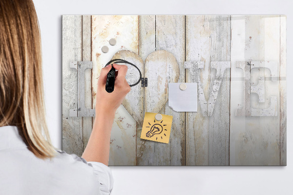 Dry erase board magnetic A board for photos and memories