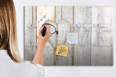 Dry erase board magnetic A board for photos and memories