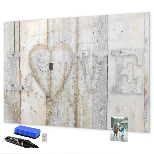 Dry erase board magnetic A board for photos and memories