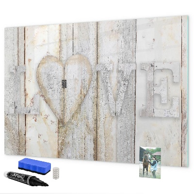 Dry erase board magnetic A board for photos and memories