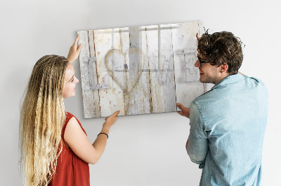 Dry erase board magnetic A board for photos and memories