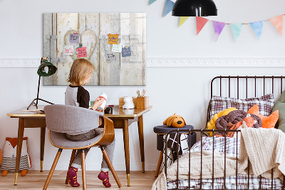Dry erase board magnetic A board for photos and memories