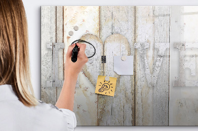 Dry erase board magnetic A board for photos and memories