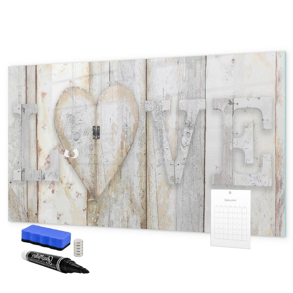 Dry erase board magnetic A board for photos and memories