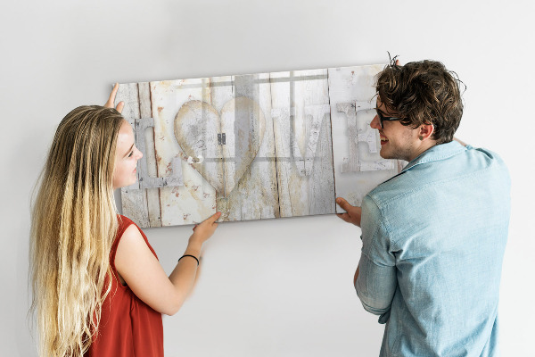 Dry erase board magnetic A board for photos and memories