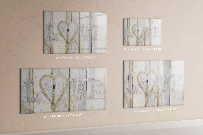 Dry erase board magnetic A board for photos and memories