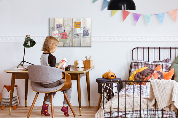 Dry erase board magnetic A board for photos and memories