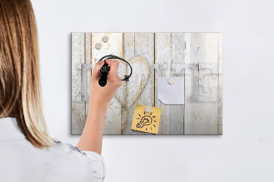 Dry erase board magnetic A board for photos and memories