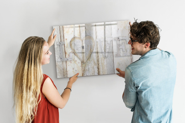 Dry erase board magnetic A board for photos and memories