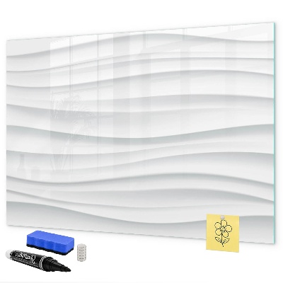 Magnetic dry erase board A stylish board for notes and photos