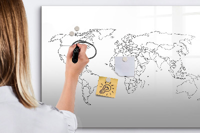 Magnetic dry erase board Travel and memories in pictures