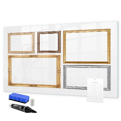 Dry erase board magnetic A creative place for photos and notes