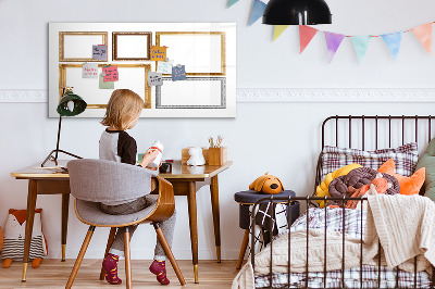 Dry erase board magnetic A creative place for photos and notes