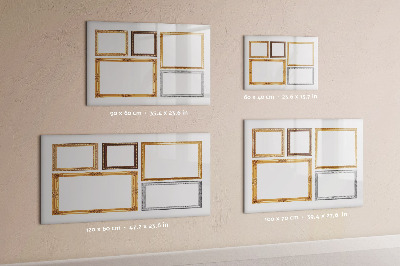 Dry erase board magnetic A creative place for photos and notes
