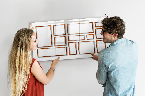 Magnetic dry erase board A creative space for memories and photos