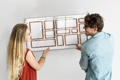 Magnetic dry erase board A creative space for memories and photos