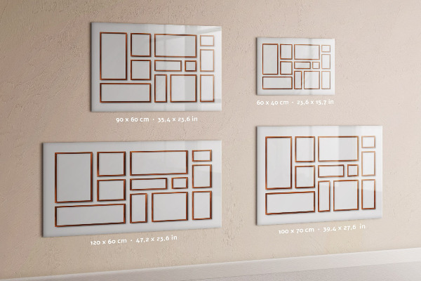 Magnetic dry erase board A creative space for memories and photos