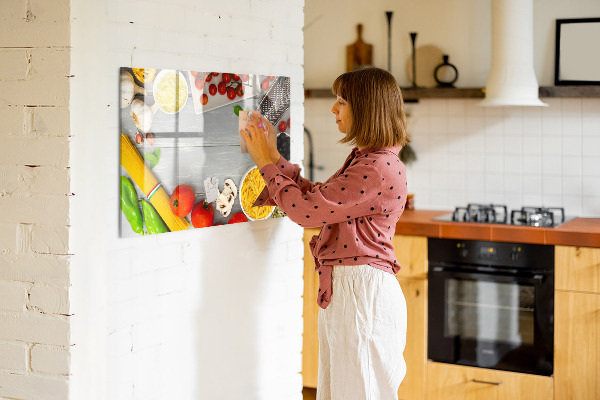 Dry erase board magnetic Kitchen reminders with your favorite flavors