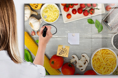 Dry erase board magnetic Kitchen reminders with your favorite flavors