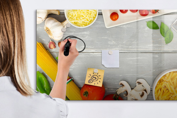 Dry erase board magnetic Kitchen reminders with your favorite flavors