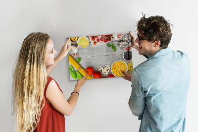 Dry erase board magnetic Kitchen reminders with your favorite flavors