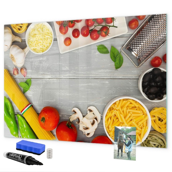 Dry erase board magnetic Kitchen reminders with your favorite flavors