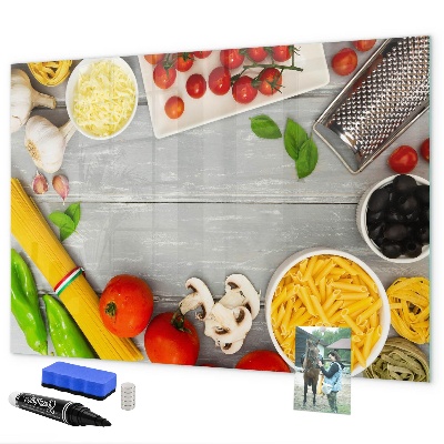Dry erase board magnetic Kitchen reminders with your favorite flavors