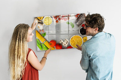 Dry erase board magnetic Kitchen reminders with your favorite flavors