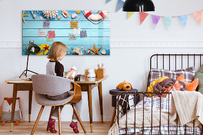 Dry erase board magnetic Summer memories by the sea
