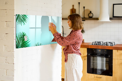 Magnetic dry erase board Green poster for photos and notes