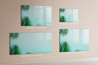 Magnetic dry erase board Green poster for photos and notes