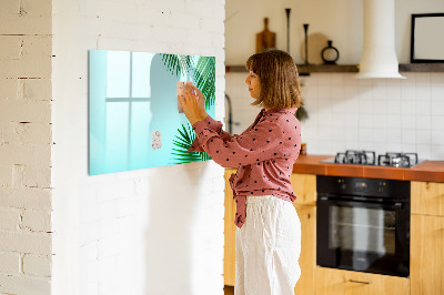 Dry erase board magnetic A friendly space for creative memories