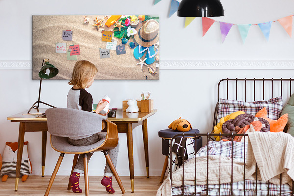 Dry erase board magnetic Summer memories at the beach