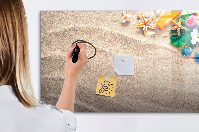 Dry erase board magnetic Summer memories at the beach
