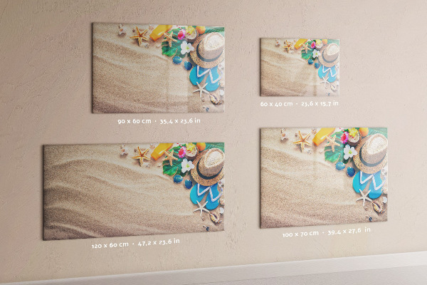 Dry erase board magnetic Summer memories at the beach