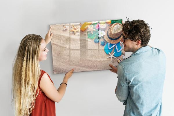 Dry erase board magnetic Summer memories at the beach