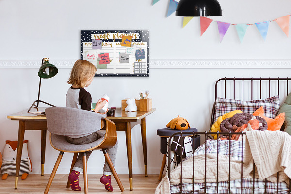 Dry erase board magnetic Meal planner for every week