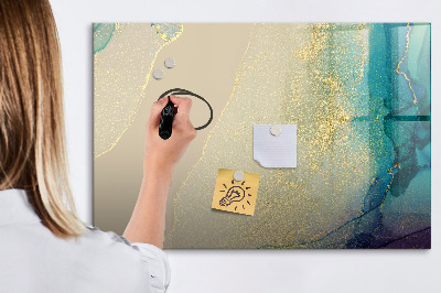 Dry erase board magnetic A stylish board for notes and photos